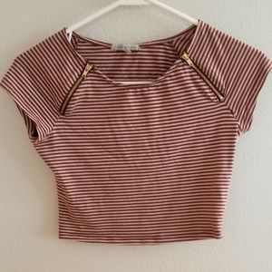 Stripped crop top